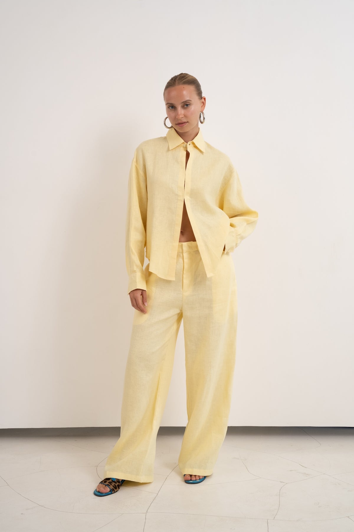 The Linen Boxy Blouse