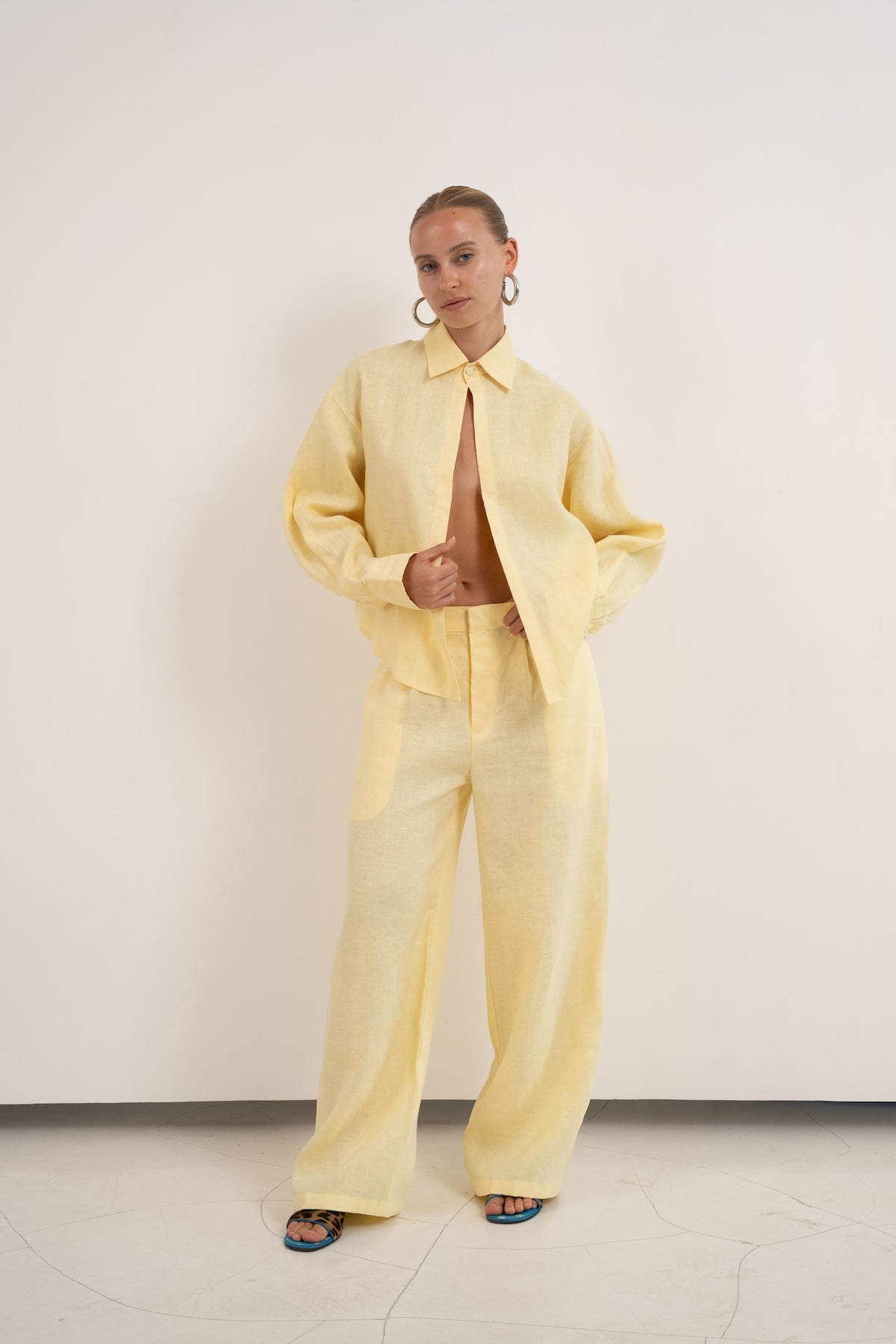 The Linen Boxy Blouse
