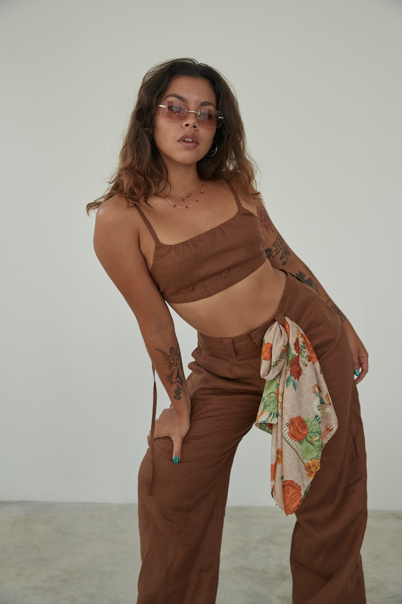 The Linen Tie Bralette